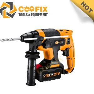 18V Li-ion juhtmeta Rotary Hammer muutuva kiirusega kontrolli LED valgus vasakule ja paremale pööramine